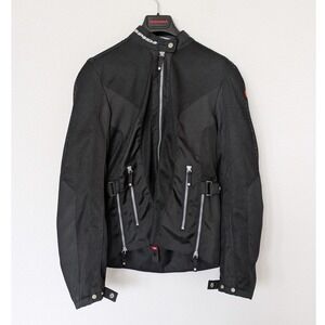 Spidi Summernet Lady Motorcycle Jacket Sz S Black Mesh‎ CE Armor T188 Moto Biker